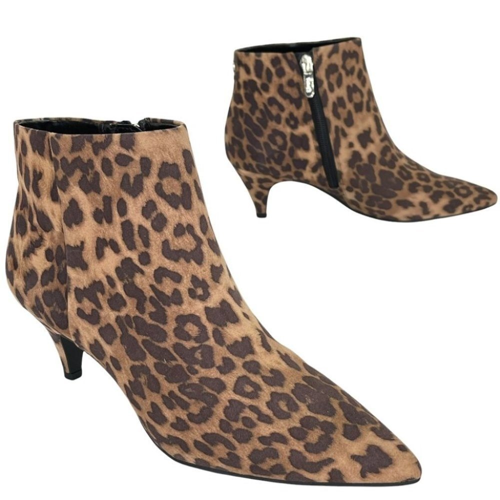 Circus by Sam Edelman Kirby Kitten Heel Medium Width Womens Ankle Boots - Picture 8 of 14